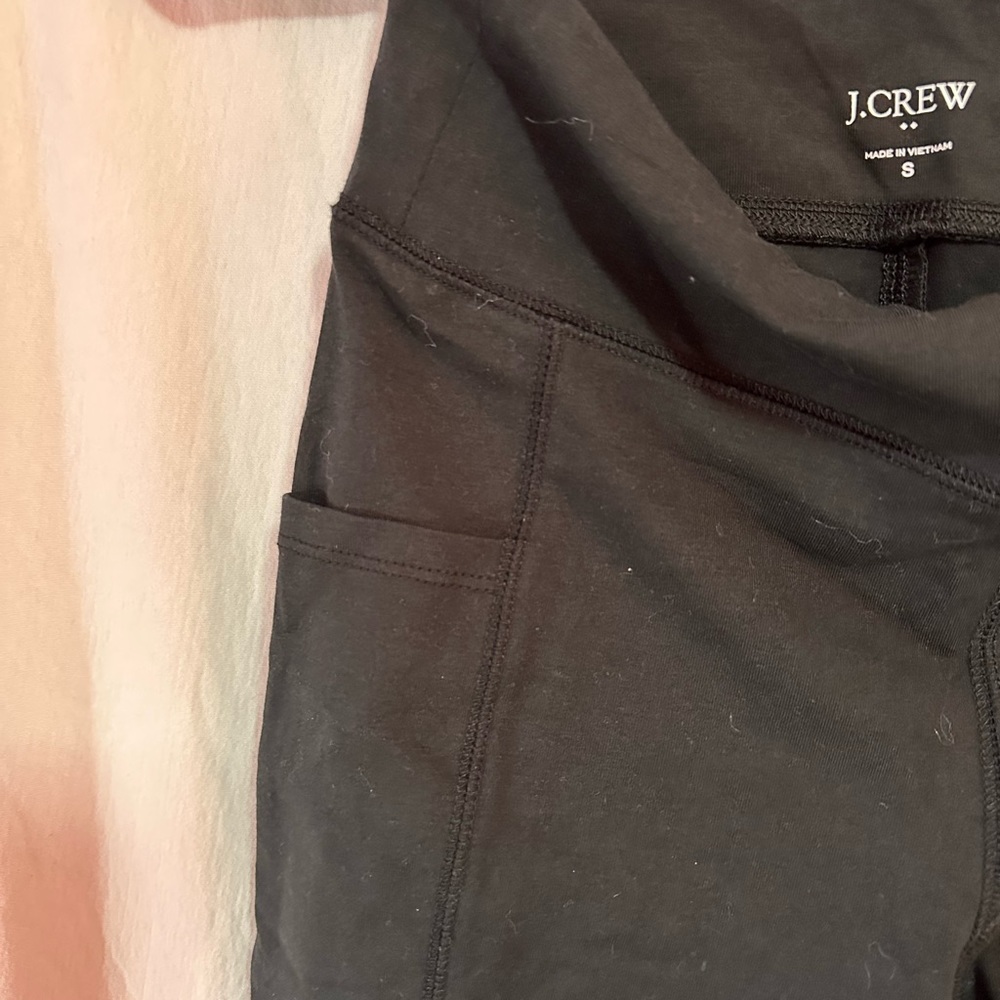J Crew Black Bike Short with Side Pocket Size S - Picture 3 of 3